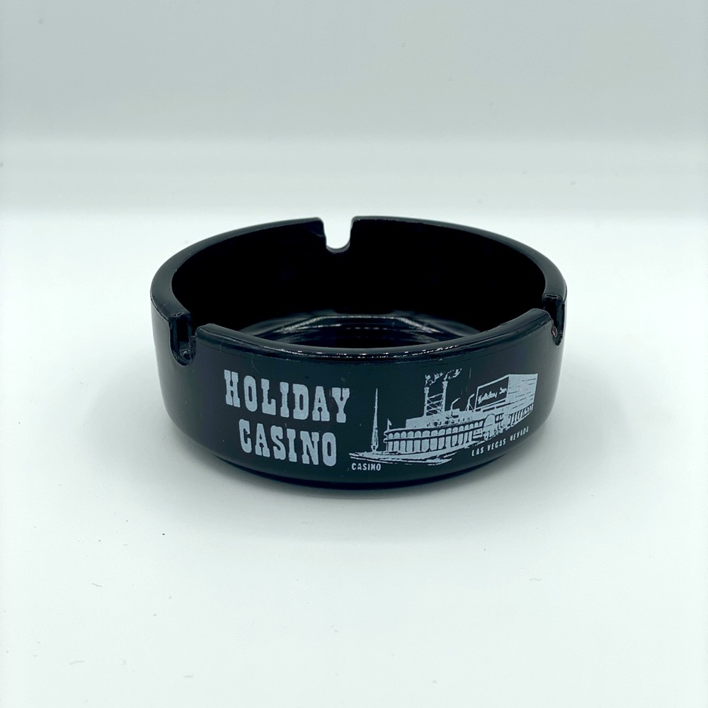 Vintage glass ashtray - Holiday Casino (Vegas)